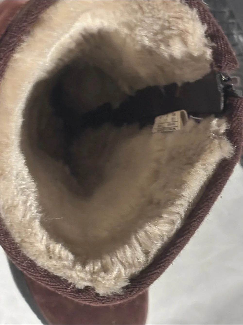 Merrell Women's Tall Suede Winter Boots in Dark Brown
